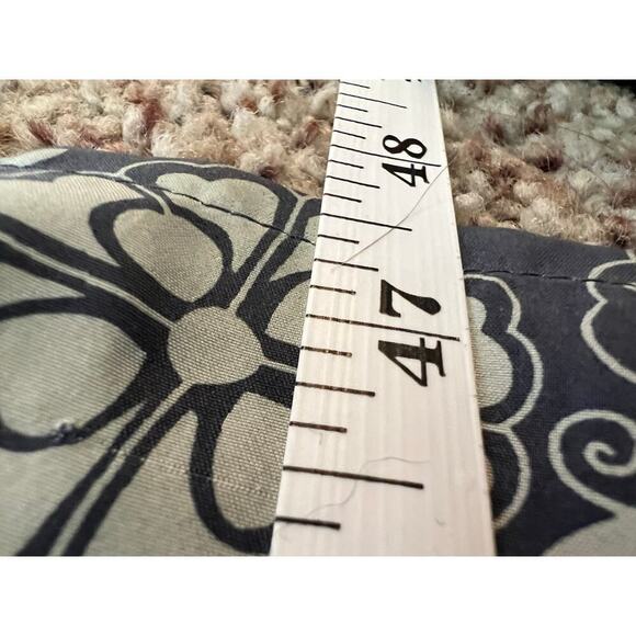 Anthropologie Isabella Bird Floral Retro Kimono Midi Dress, 100% Silk, Blue, 4 - Picture 11 of 11